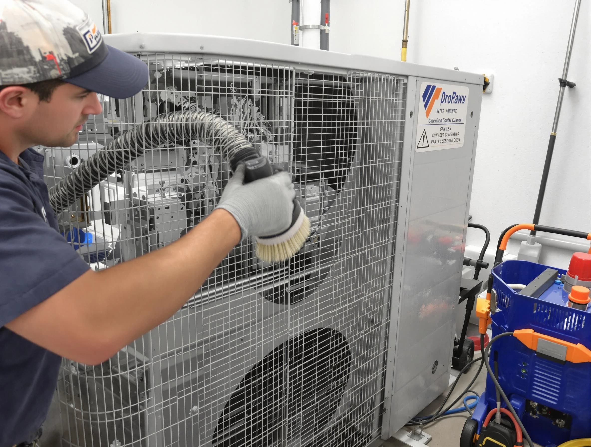 Menifee Air Duct Cleaning specialist performing precision AC coil cleaning for improved system performance in Menifee