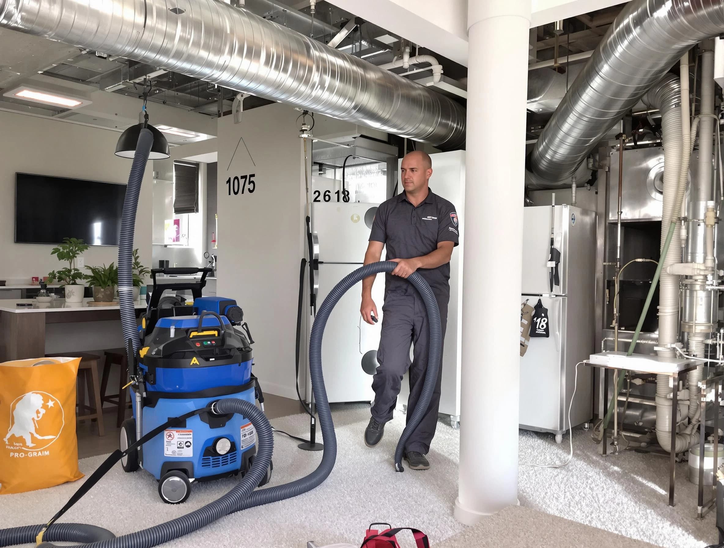 Menifee Air Duct Cleaning expert performing detailed indoor duct cleaning for improved air quality in Menifee