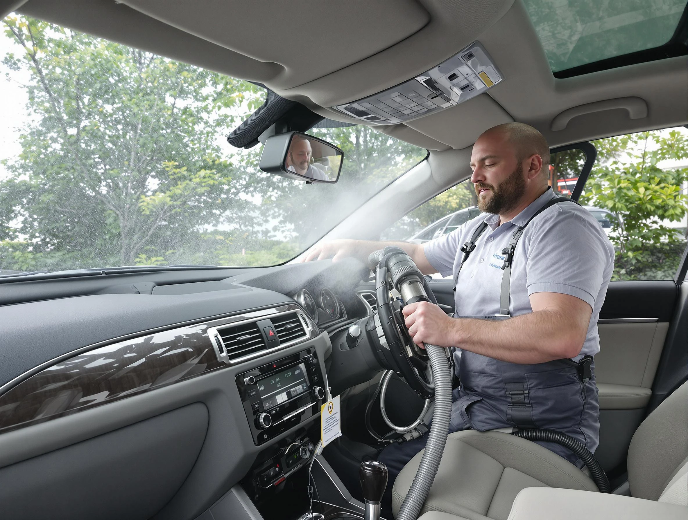 Menifee Air Duct Cleaning specialist performing professional car duct cleaning in Menifee