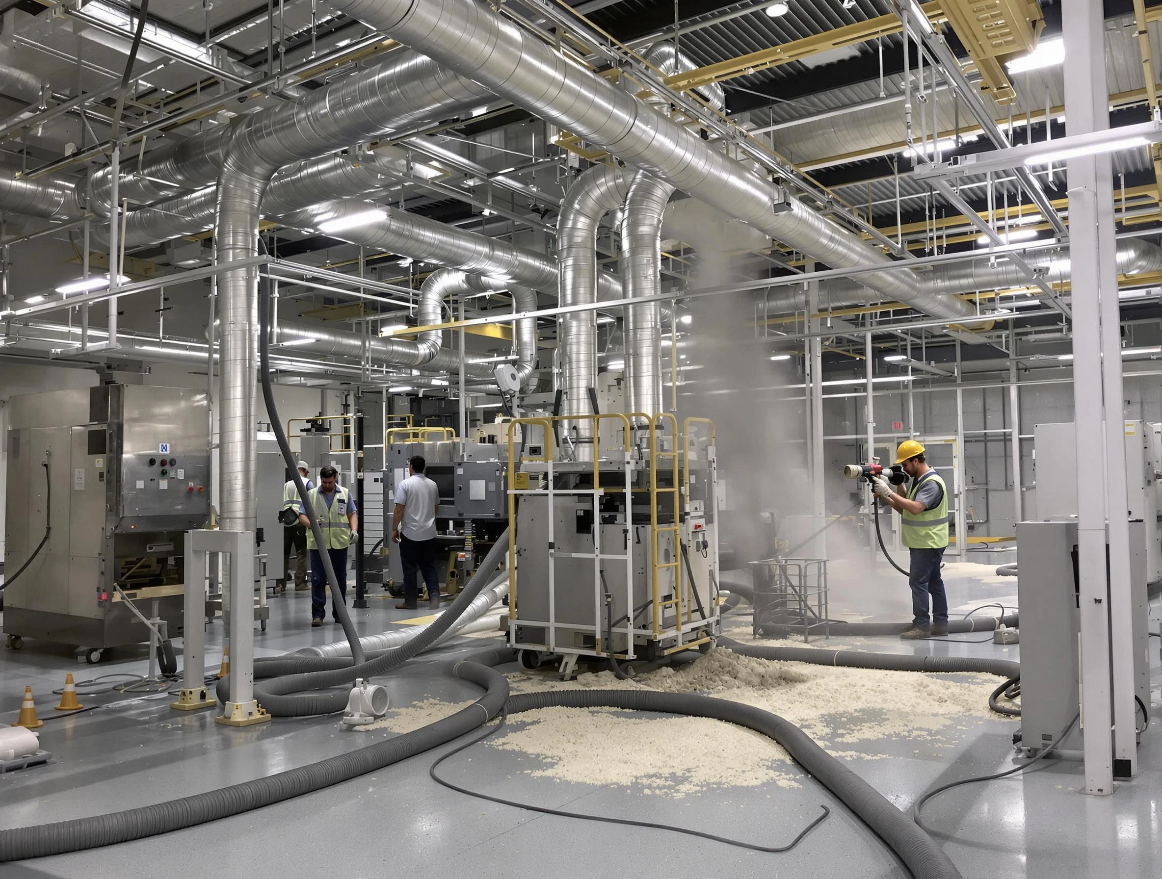 Heavy-duty industrial duct cleaning by Menifee Air Duct Cleaning in Menifee