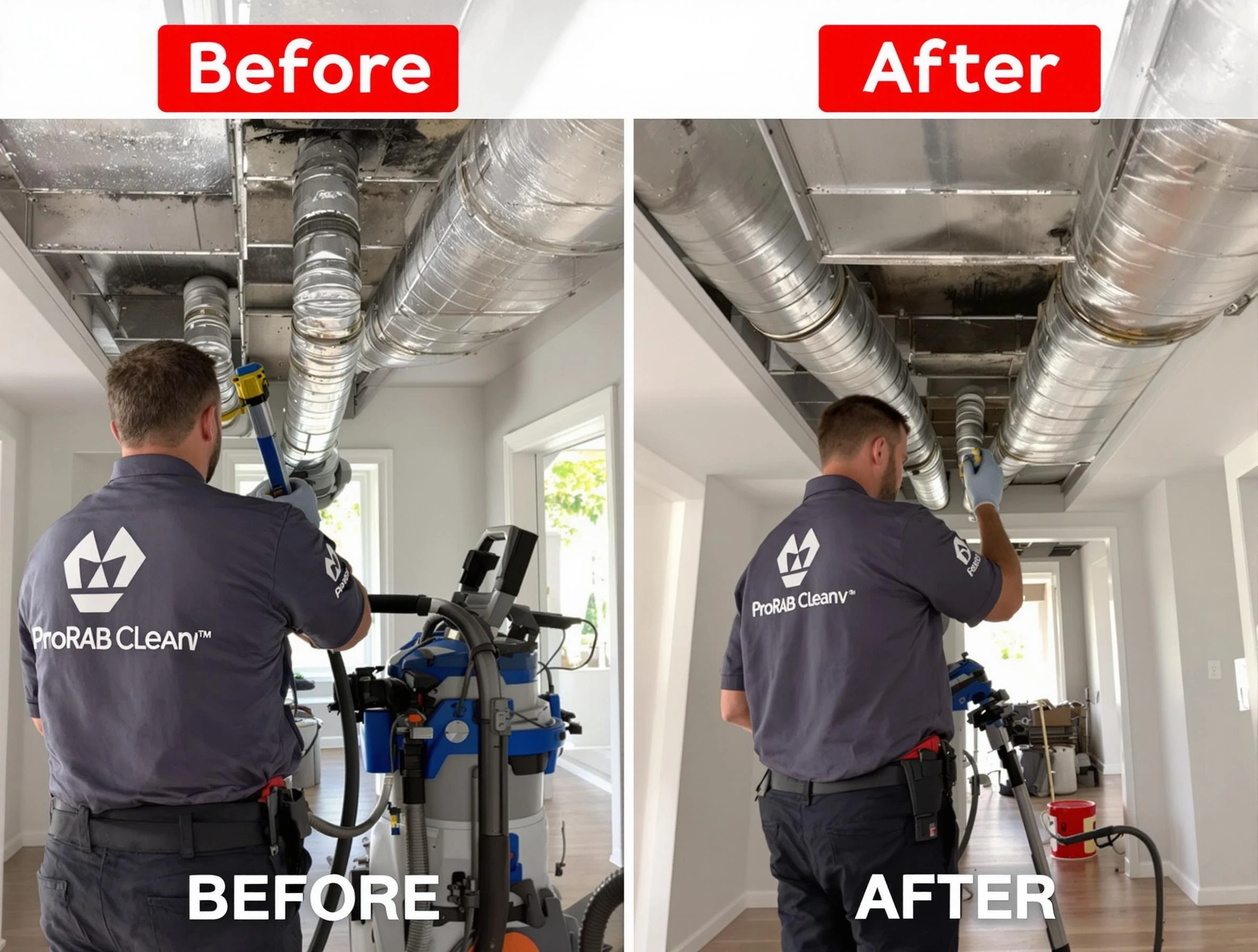 Menifee Air Duct Cleaning expert performing thorough residential duct cleaning in a Menifee home